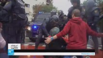 مواجهات بين الشرطة الإسبانية والانفصاليين في إقليم كاتالونيا
