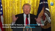 Trump went crazy and tweeted 18 times on Puerto Rico