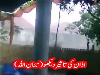 سُبحان اللہ .اذان کی تاثیر دیکھ کر آپ دنگ ره جائیں گے