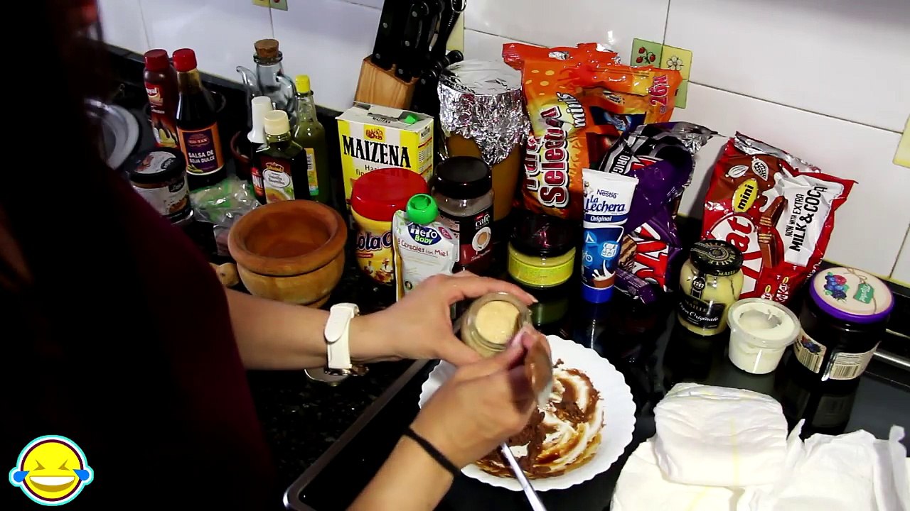 RETO DEL PAÑAL CON CACA!!! O PAÑAL CAGADO! NIVEL EXTREMO. BABY POOP