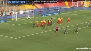 Brozovic goal 0-2 | Benevento vs Inter 01/10/2017
