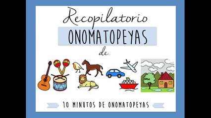 Sonidos de onomatopeyas para niños | Ejercicios discriminación auditiva