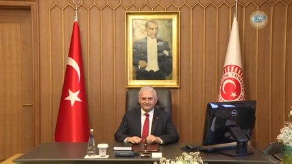 Başbakan Yıldırım'dan 15 Temmuz Sonrası Meclis Makamına İlk Ziyaret