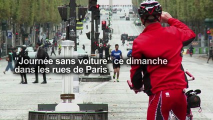 Un dimanche entièrement sans voitures à Paris