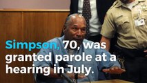 OJ Simpson is released from prison after 9 years