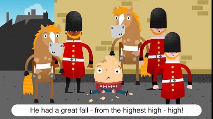 Humpty Dumpty Sat on a Wall - Animation English Rhymes for Children