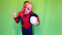 Crying Baby Superheroes in Real Life - Learning Colors for Babies with Finger Family and Balloons