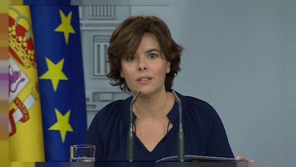 Soraya Sáenz de Santamaria: Nem történt népszavazás. Ami van, az nem az.