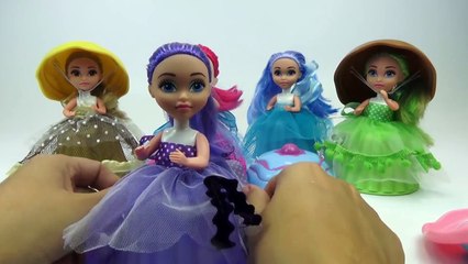 Необычные сюрпризы. Кексы с куклами внутри. Surprise eggs