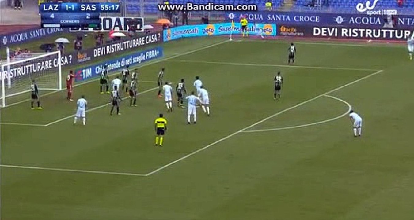 Stefan De Vrij great header goal 2-1 vs Sassuolo 01/10/2017