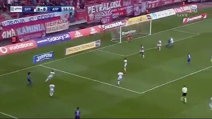 Kyriakos Kivrakidis Goal HD - Olympiakos Piraeus 0-1 Atromitos 01.10.2017