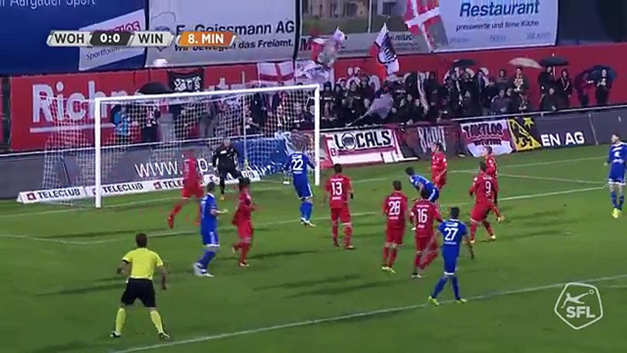 Wohlen 3:2 Winterthur  (Swiss Challenge League 30 September 2017)