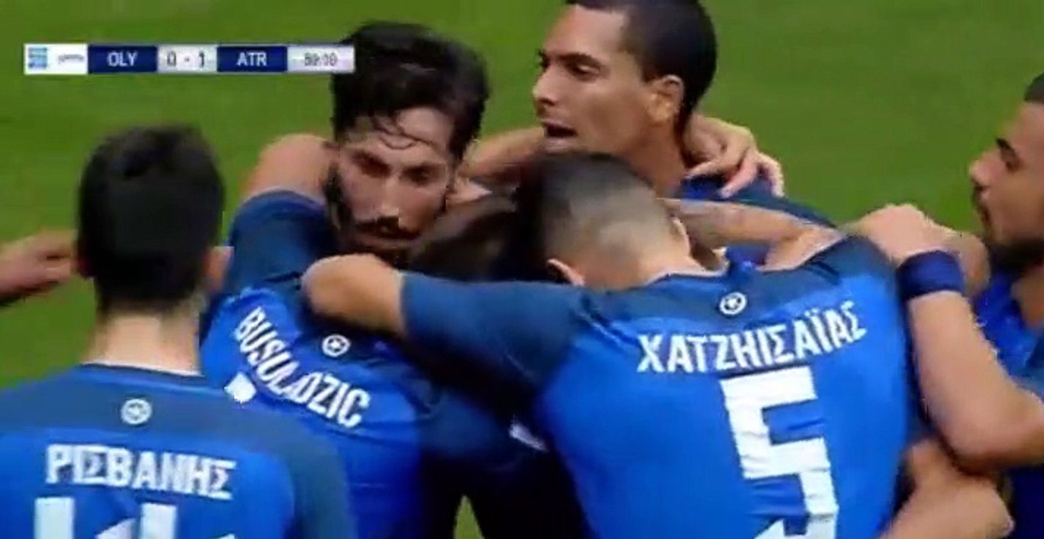 0-1 Kyriakos Kivrakidis Goal - Olympiakos Piraeus 0-1 Atromitos -  01.10.2017 [HD]