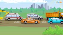 The Bulldozer and his Trucks Friends | Construction Trucks & Service Vehicles Cartoons for children