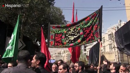 Irán se viste de luto para celebrar la festividad de Ashura