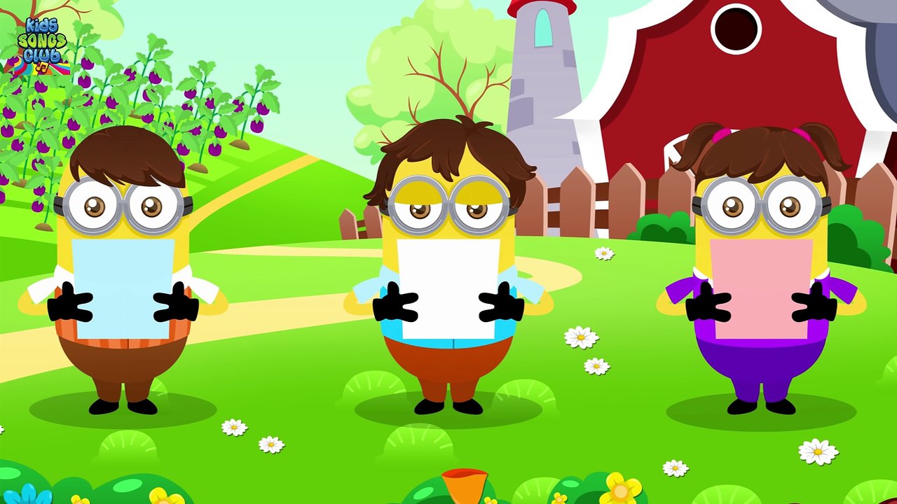 MINIONS Sing ABC Alphabet Song KidsSongsClub Nursery Rhyme - Video ...