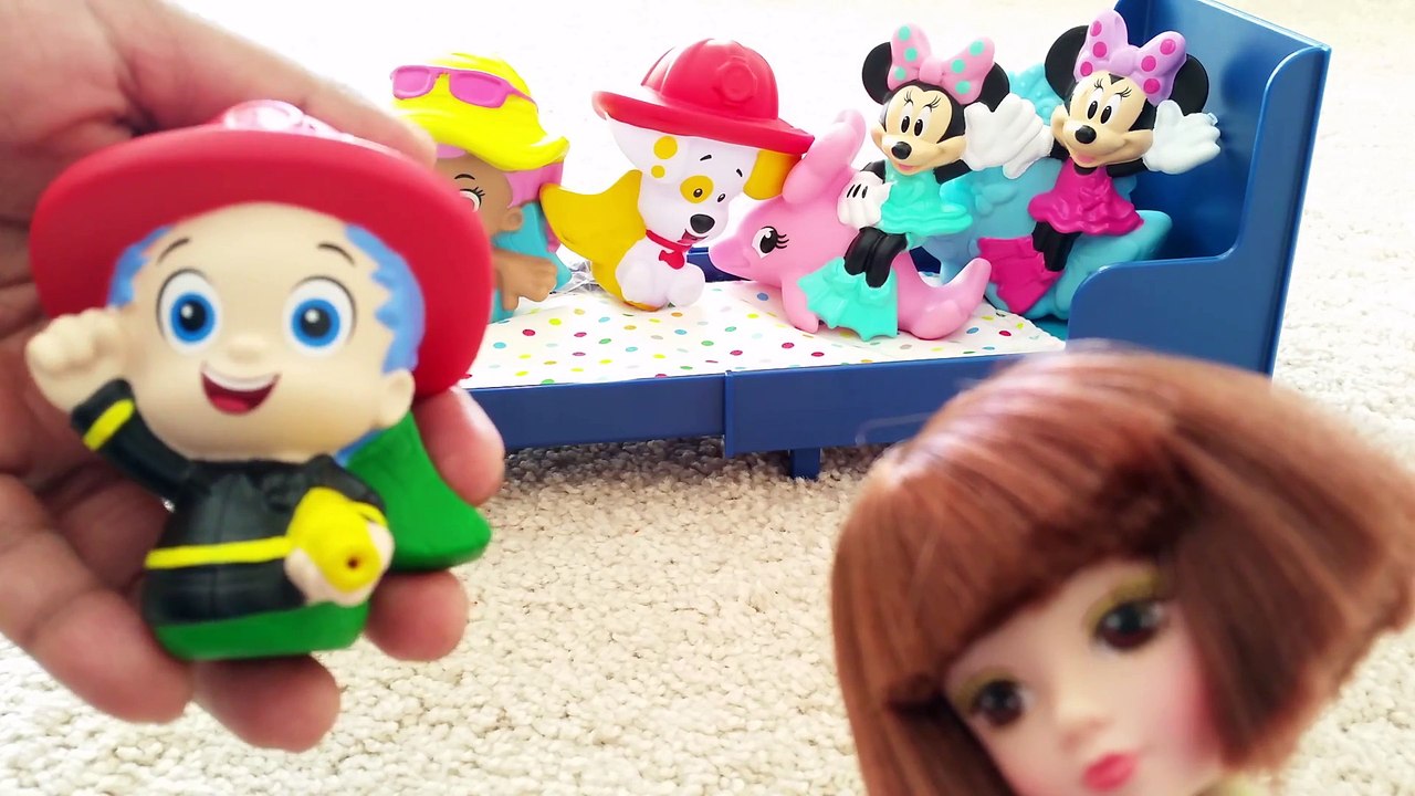 Bubble Guppies and Mickey Mouse Jumping On the Bed   5 Little Monkeys Jumping on the Bed Baby Rhymes