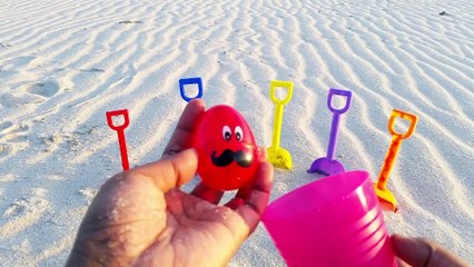 Learn Colors with Shovel Toys for Children, Toddlers and Babies   Play at Kids Outdoor Playground