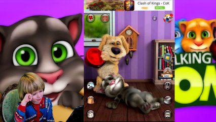 TalKing Tom Cat funny videos in english - Kids Babies Game - GERTIT vs Tom Cat Screaming