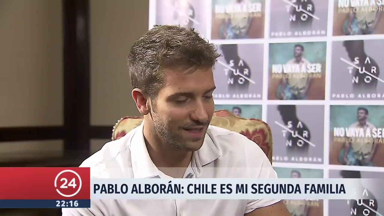 Pablo Alborán en 24 Horas (Chile)
