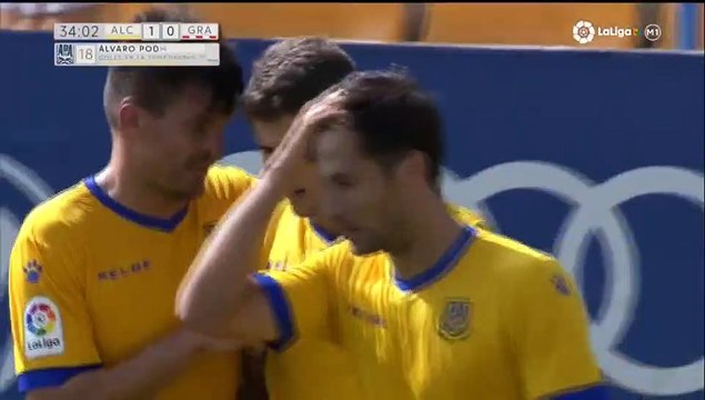 1-0 Álvaro Peña Penalty Goal Spain Segunda Division - 01.10.2017 Alcorcón 1-0 Granada CF