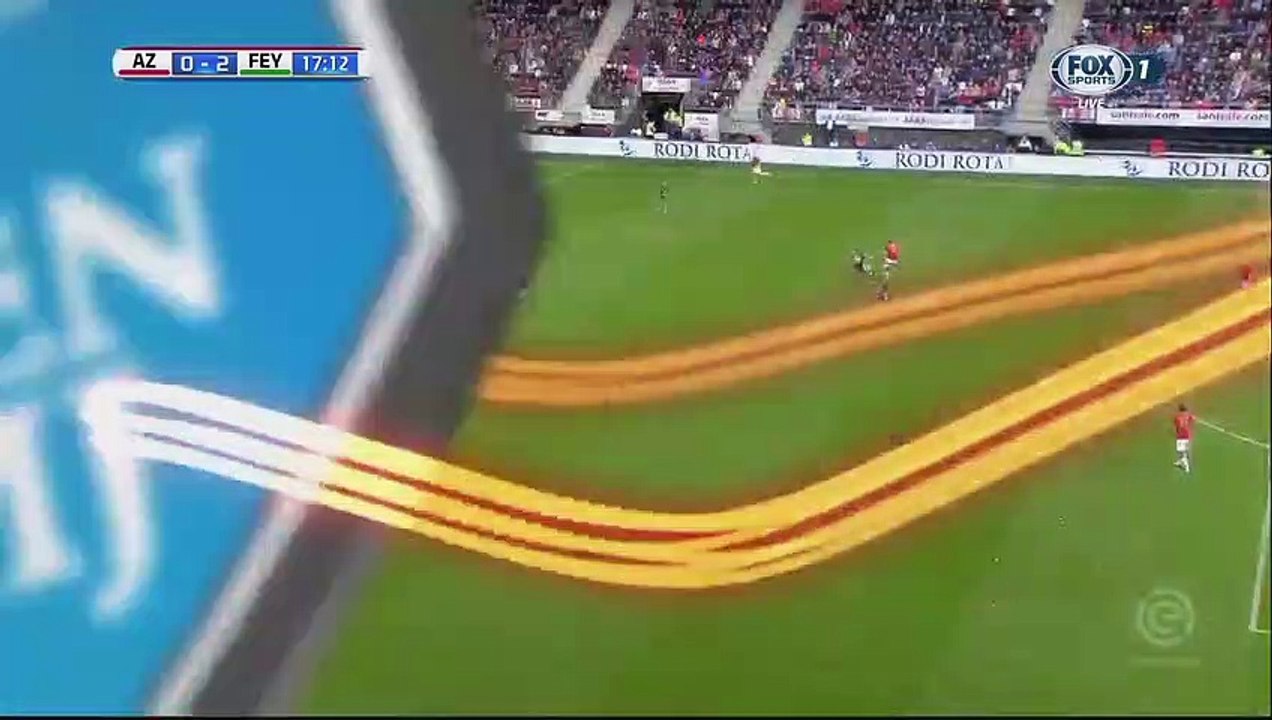 0-2 Sam Larsson Goal Holland  Eredivisie - 01.10.2017 AZ Alkmaar 0-2 Feyenoord