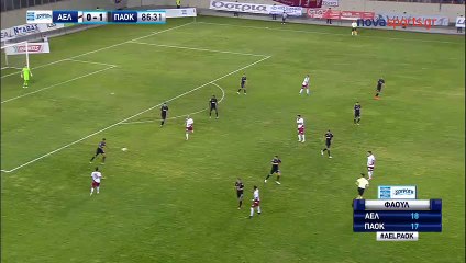 Koulouris Red card -  AEL Larisa 0-1 PAOK - 30.09.2017 [HD]