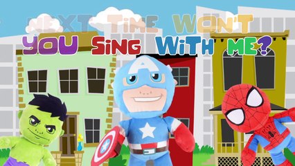 Captain America ABC Song - Baby Song Toy Surprise Animation Nursery Rhymes