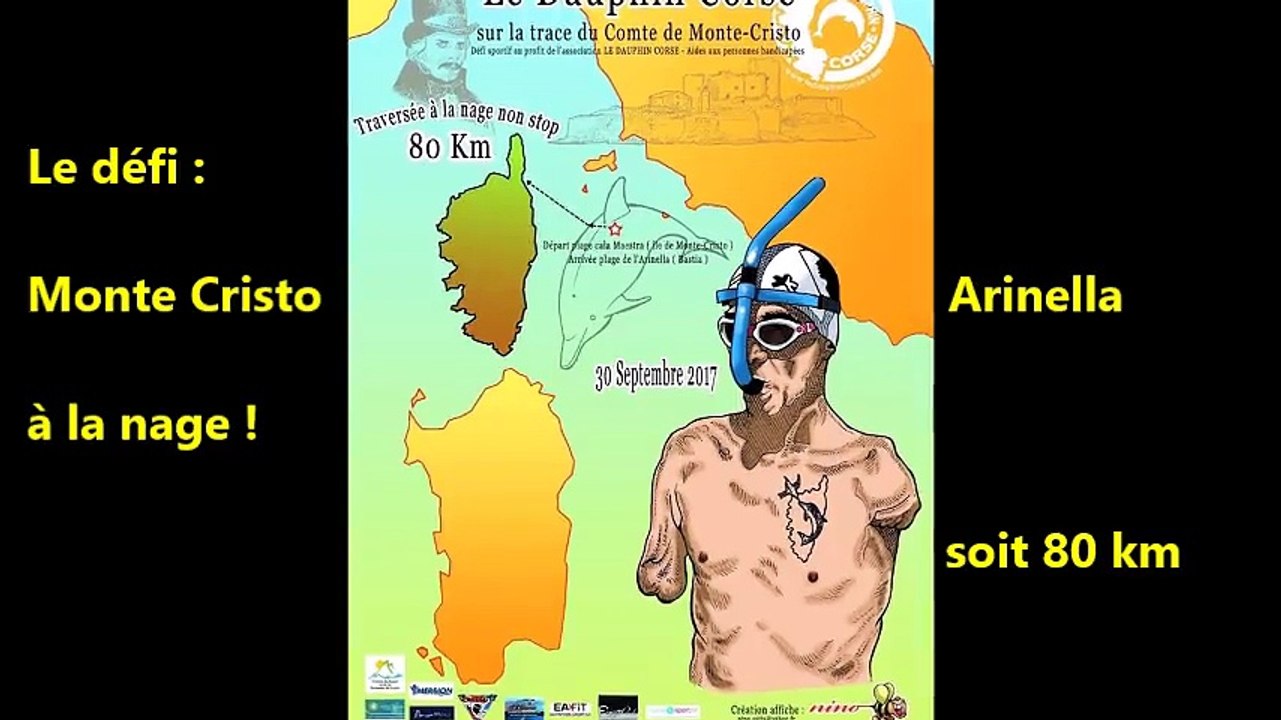 L’EXPLOIT : Thierry Corbalan relie Monte Cristo à la Corse à la nage en 26h !