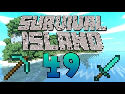 Zombie Spawner Grinder! - Villager Doors! - (Minecraft Survival Island) - Episode 49