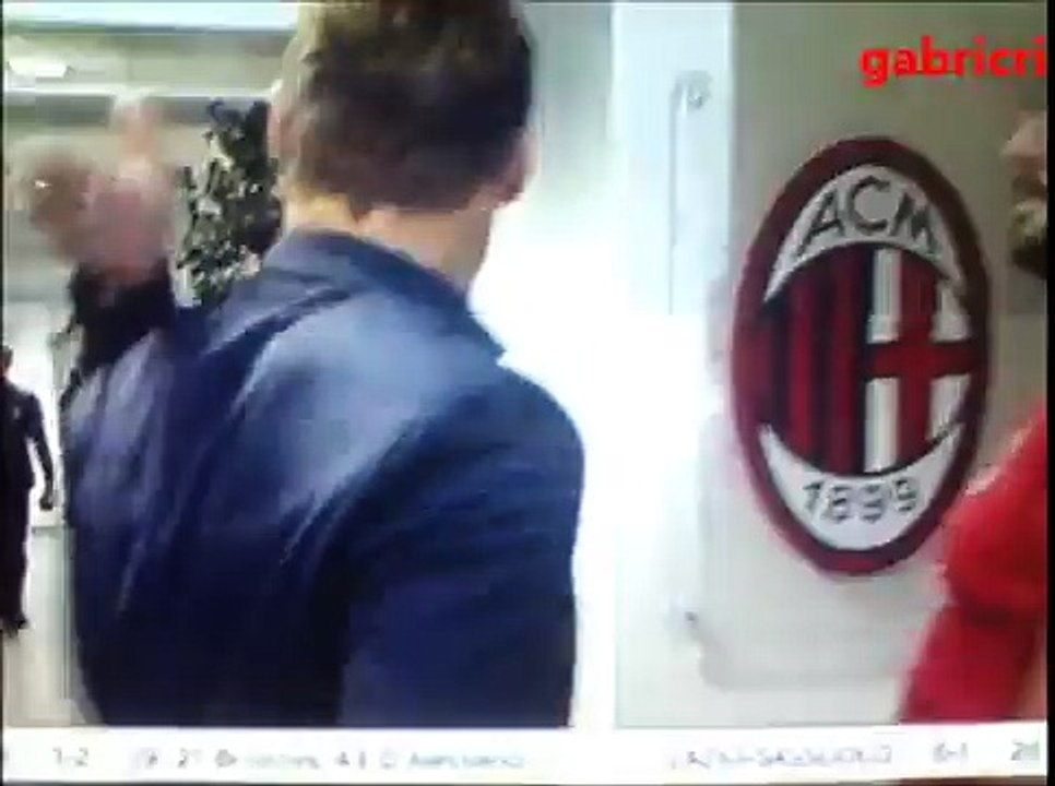 Totti respect con Bonucci e Montella - Milan Roma 0 0 - 1-10-2017 -