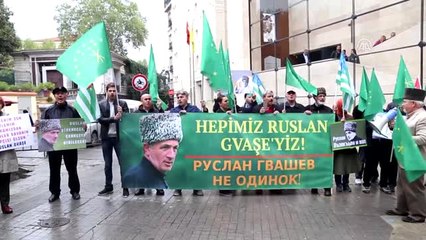 Aktivist Ruslan Gvaşe'ye Destek Eylemi