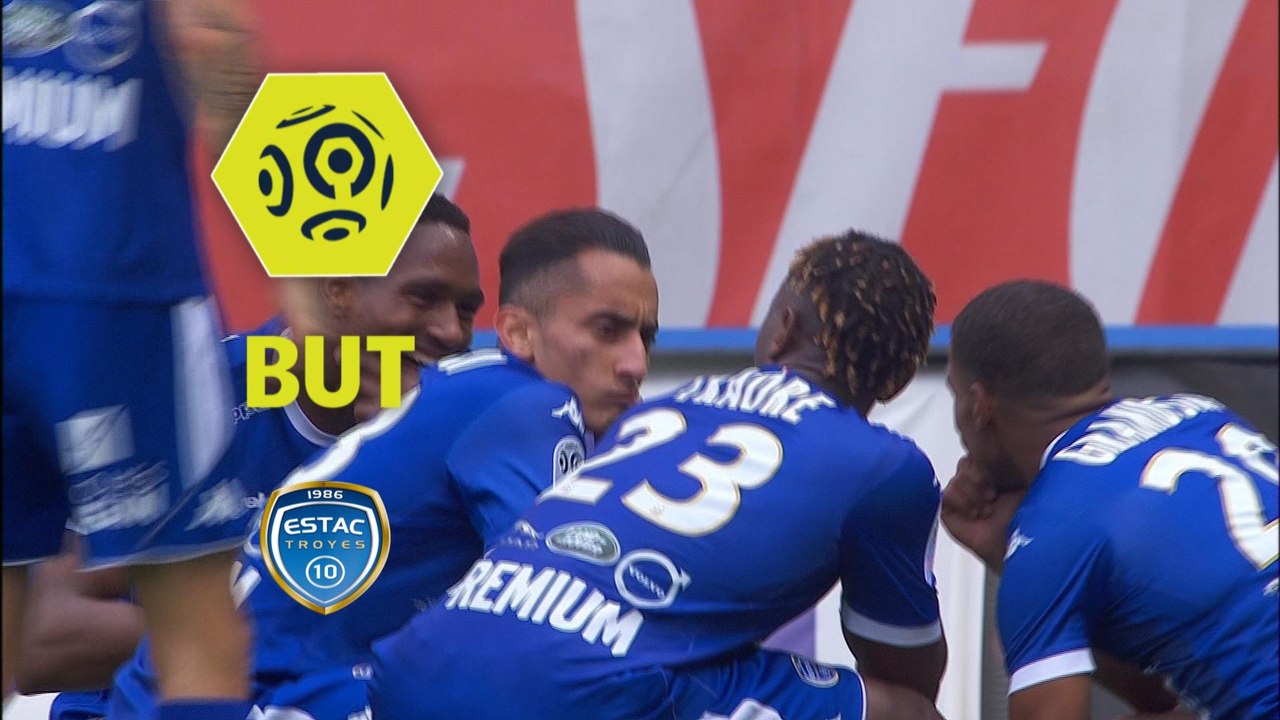 But Saïf-Eddine KHAOUI (57ème) / ESTAC Troyes - AS Saint-Etienne - (2-1) - (ESTAC-ASSE) / 2017-18