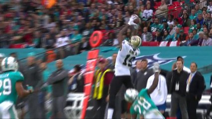 Ted Ginn Jr. goes high to bring down 21-yard catch