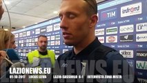 LUCAS LEIVA, dopo Lazio-Sassuolo in zona mista