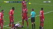 Marcelo gets red card after accidentally tipping off the yellow card from the referee's hands!