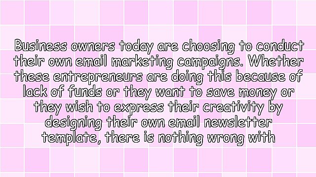 Some Tips To Follow In Creating A Good Email Newsletter Template