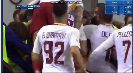 Edin Dzeko Super GOAL - Milan 0-1 Roma  01.10.2017