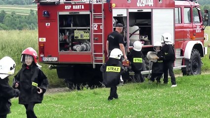 Harta Młodzi strażacy w akcji