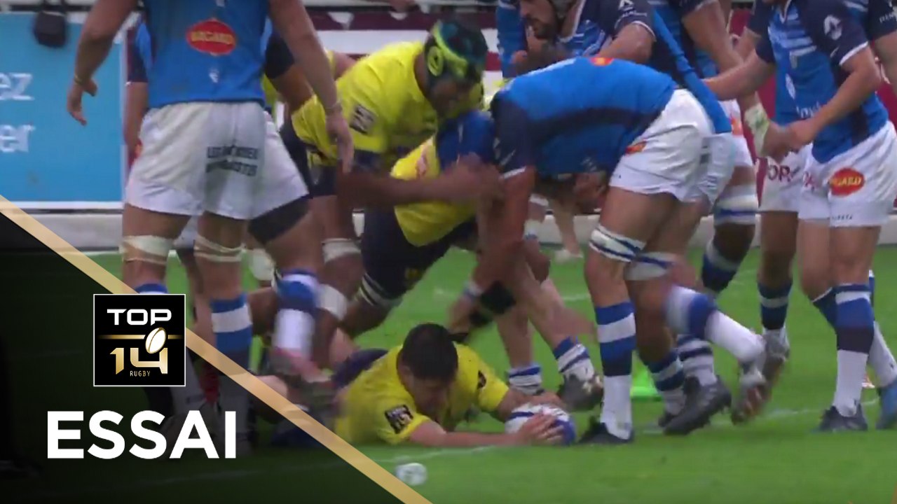 TOP 14 - Essai Yohan BEHEREGARAY (ASM) - Castres - Clermont - J6 - Saison 2017/2018