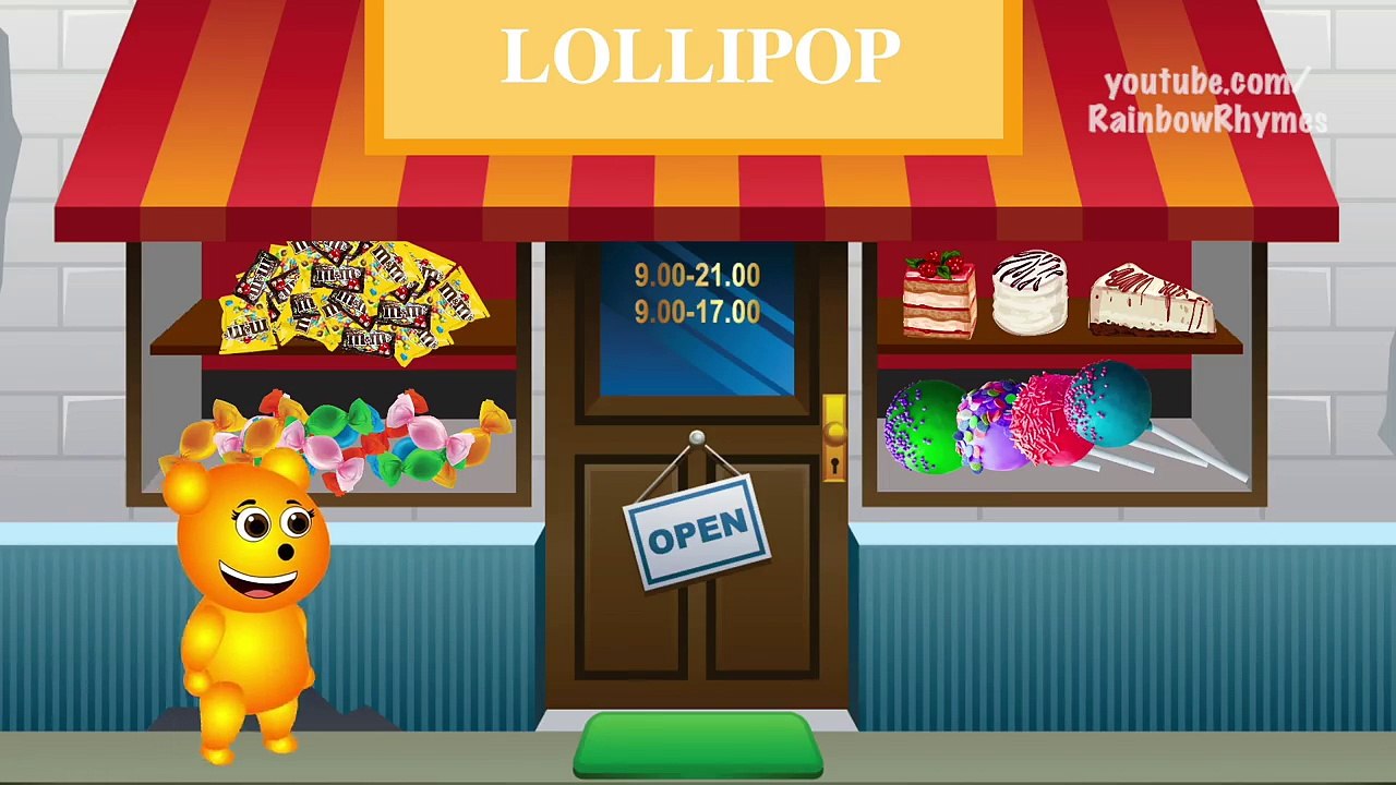 Mega Gummy Bear Kidnap by Thief Extortion Police Funny Cartoon Finger Family Nursery Rhyme