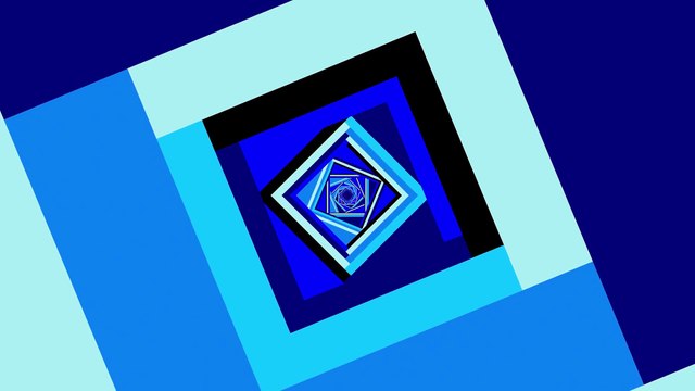 Blue tunnel falling - HD animated background loop video, animation,free download