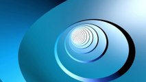 Blue tunnel fly through - HD animated background loop video, animation,free download
