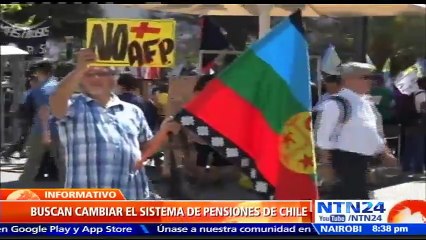 Ciudadanos de Chile buscan eliminar el actual sistema de pensiones que rige el país a través de un plebiscito