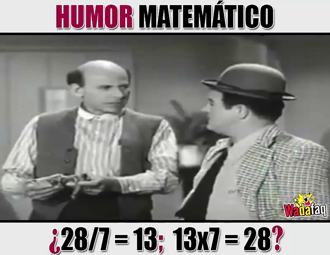 HUMOR MATEMATICO