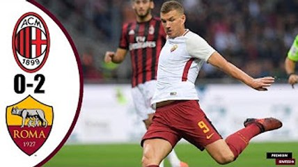 Milan vs Roma 0-2 • All Goals & Highlights HD