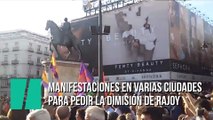 Manifestaciones en varias ciudades de España