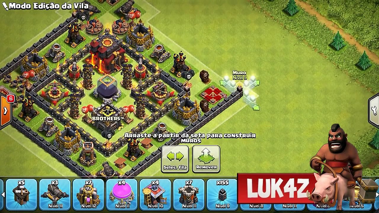 MELHOR LAYOUT CV9 FARM [HÍBRIDO] BEST TH9 HYBRID BASE - CLASH OF CLANS