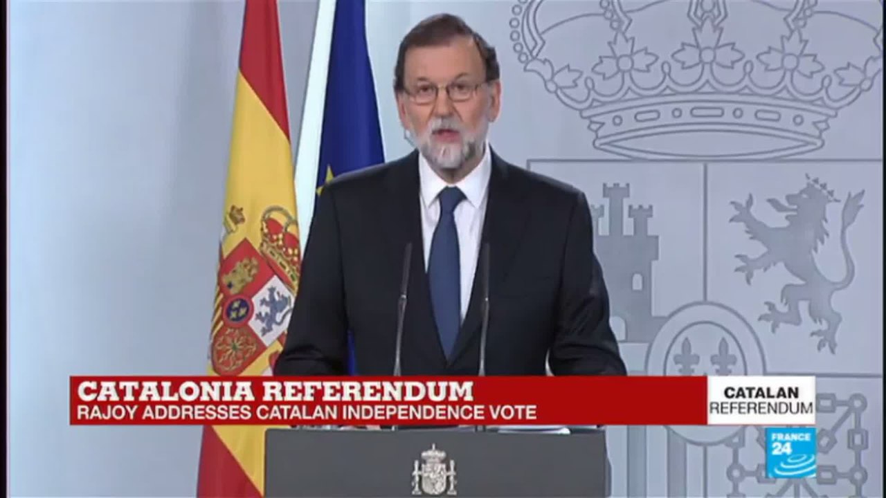 REPLAY: Rajoy addresses Catalan independence vote