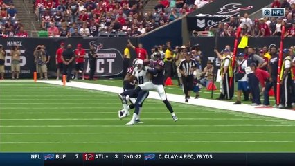 Andre Hal wrestles ball away from Rishard Matthews to pick off Mariota again